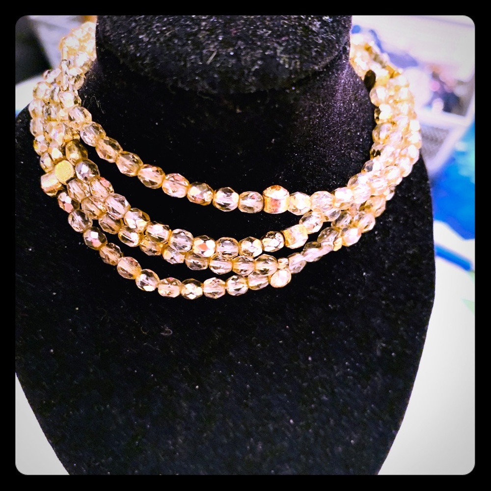 Seasonal Whispers Goldshade Swarovski bracelet. Looks so pretty on the arm.
